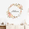 Load image into Gallery viewer, Floral Wreath Roses Wall Decals