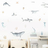 Nursery Wall Decals Whale Sharks and Dolphins