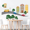 Load image into Gallery viewer, Nursery Wall Decals Small Town Street