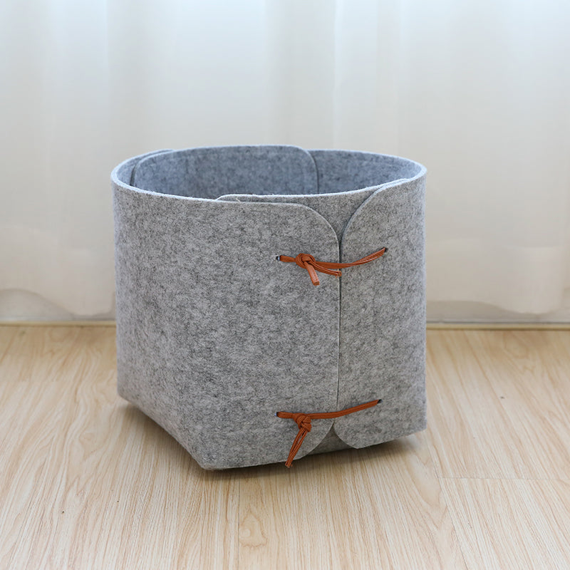 Felt Foldable Sundries Bucket Storage