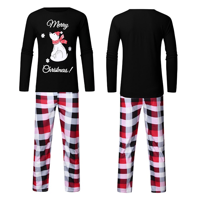 Matching Christmas Pajamas Family Set - Snow Bear