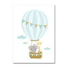 Load image into Gallery viewer, Hot Air Balloon Pattern Canvas Nursery Art Painting