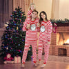Load image into Gallery viewer, Matching Christmas Pajamas Family Set - Red Stripes Santa