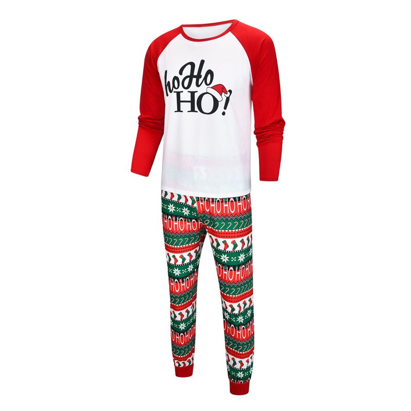 Matching Christmas Pajamas Family Set - Ho Ho Ho!