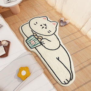 Special-shaped Nursery Rug Cats and Bear