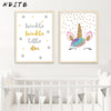 Load image into Gallery viewer, Twinkle Unicorn Horn Nursery Canvas Posters