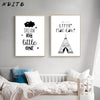 Little Man Cave Nursery Canvas Posters