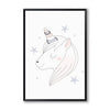 Nordic Hello Animals Nursery Canvas Posters