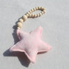 Moon Star Heart Wooden Beads Ornaments