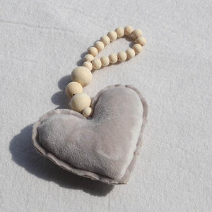 Moon Star Heart Wooden Beads Ornaments