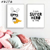 Super Hero Nursery Canvas Posters
