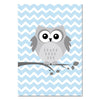 Load image into Gallery viewer, Navy Blue Owls Nursery Canvas Posters