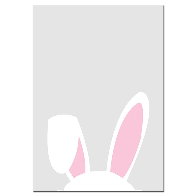 Rabbit Ears Nursery Canvas Posters