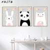 Load image into Gallery viewer, Painting Panda Nursery Canvas Posters