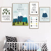 Mountain Tree Forest Nursery Canvas Posters