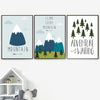 Mountain Tree Forest Nursery Canvas Posters