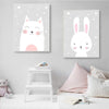 Load image into Gallery viewer, Cartoon Rabbits Nursery Canvas Posters