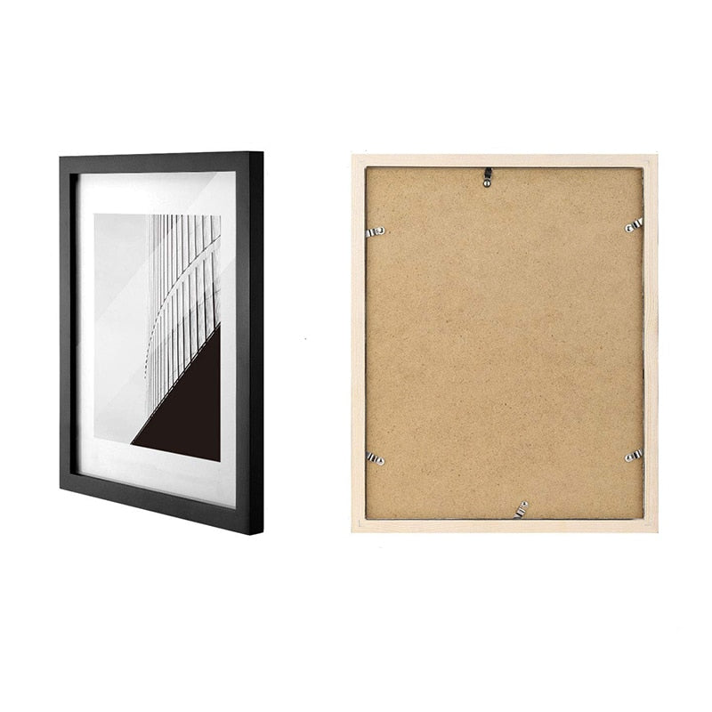 Nature Solid Wooden Frame - White