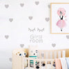 Eyelash Girl / Boys Nursery Wall Stickers