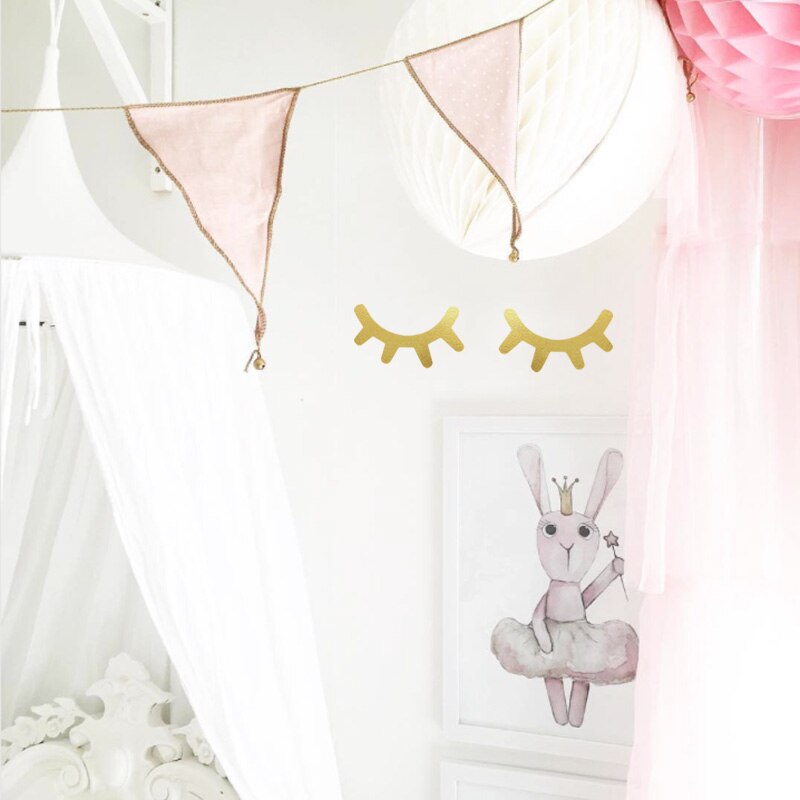 Eyelash Nursery Wall Stickers